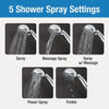 Danco Multi-Function Massage Handheld Showerhead with Hose