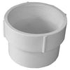 PVC Pipe Female Adapter, Hub x Female Iron Pipe,4-In.