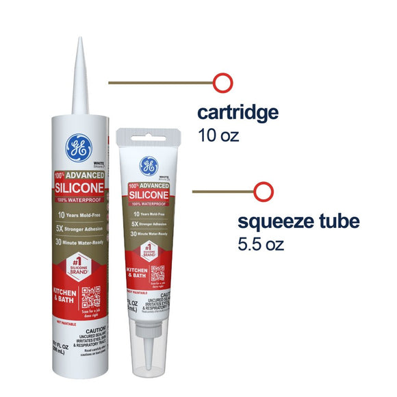 GE Advanced Silicone 2® Kitchen & Bath Sealant