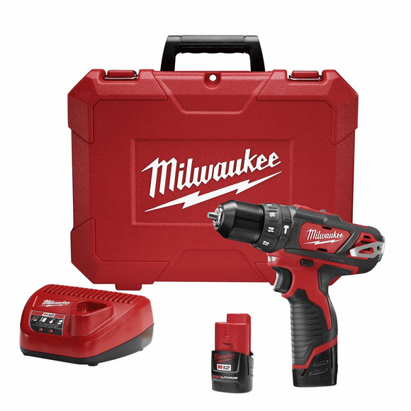 Milwaukee M12™ 3/8” Hammer Drill/Driver Kit (3/8