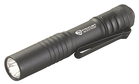 Streamlight 66318 Microstream  45 Lumens C4 LED Aluminum Black Anodized AAA