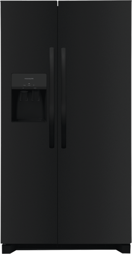 Frigidaire 25.6 Cu. Ft. 36 Standard Depth Side by Side Refrigerator Black