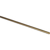 Hillman Steelworks Brass 1/4 In. X 3 Ft. Solid Rod