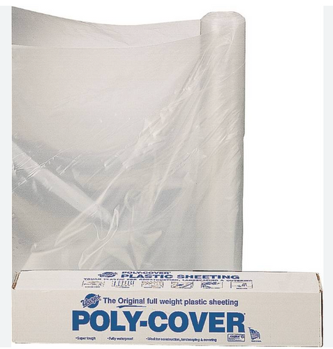 Orgill Poly Poly Film 6 Mil Plastic Clear