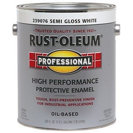 Professional Enamel Coating, Semi-Gloss White, 1-Gallon