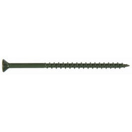 Deck Plus Wood & Deck Screws, Star Drive, Ceramic Green, #10 x 3-In., 40-Pk.