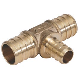 Barb Insert Tees, Lead-Free Brass, 3/4 x 3/4 x 1/2-In., 10-Pk.