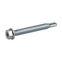 Power Pro Metal Screws, Self-Drilling, Hex Head, 12-24 x 2-In., 45-Ct.