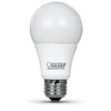 LED Light Bulbs, A19, Daylight, 800 Lumens, 8.8-Watts, 4-Pk.