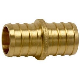 Barbed Pipe PEX Insert Coupling, Brass, 3/4-In., 10-Pk.