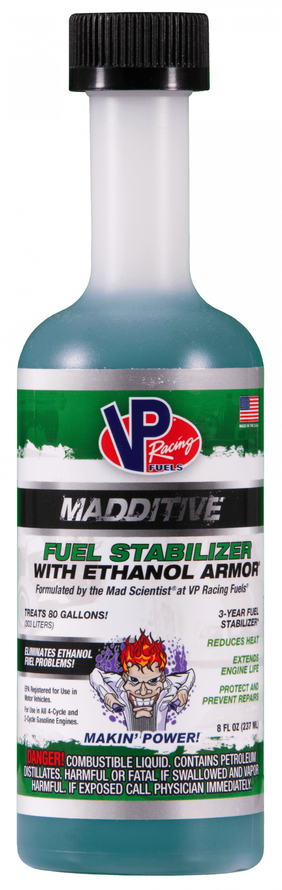 VP Racing Fuel Stabilizer With Ethanol Armor® – 2 & 4-Cycle Engines 8 oz.