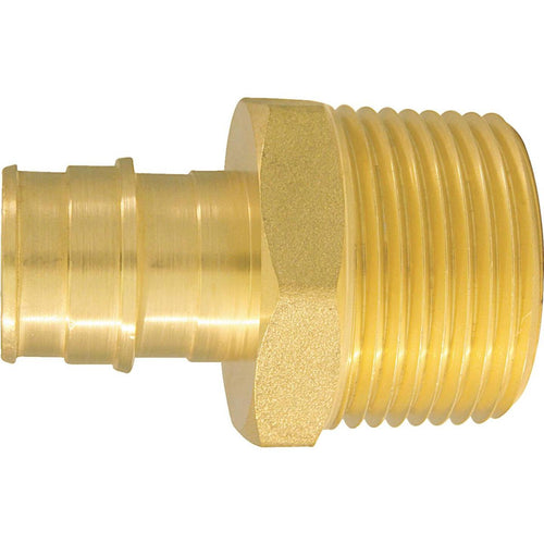 Conbraco 3/4 In. x 1 In. Brass Insert Fitting MIP Adapter Type A