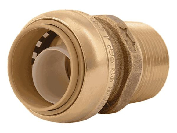 Sharkbite Brass Push Male Adapter 1 in. x 1 in. MNPT