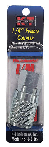 K-T Industries Industrial 1/4'' Female Npt1/4'' Coupler