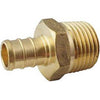 Apollo 1/2 in. Brass PEX Barb x Male Pipe Thread Adapter Pro Pack (25-Pack)