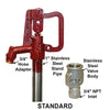 Merrill MFG CNL7501 No Lead Frost Proof C-1000 Series Yard Hydrant, 3/4 Pipe Connection, 1 ft. bury,  with Galvanized Steel Stand Pipe